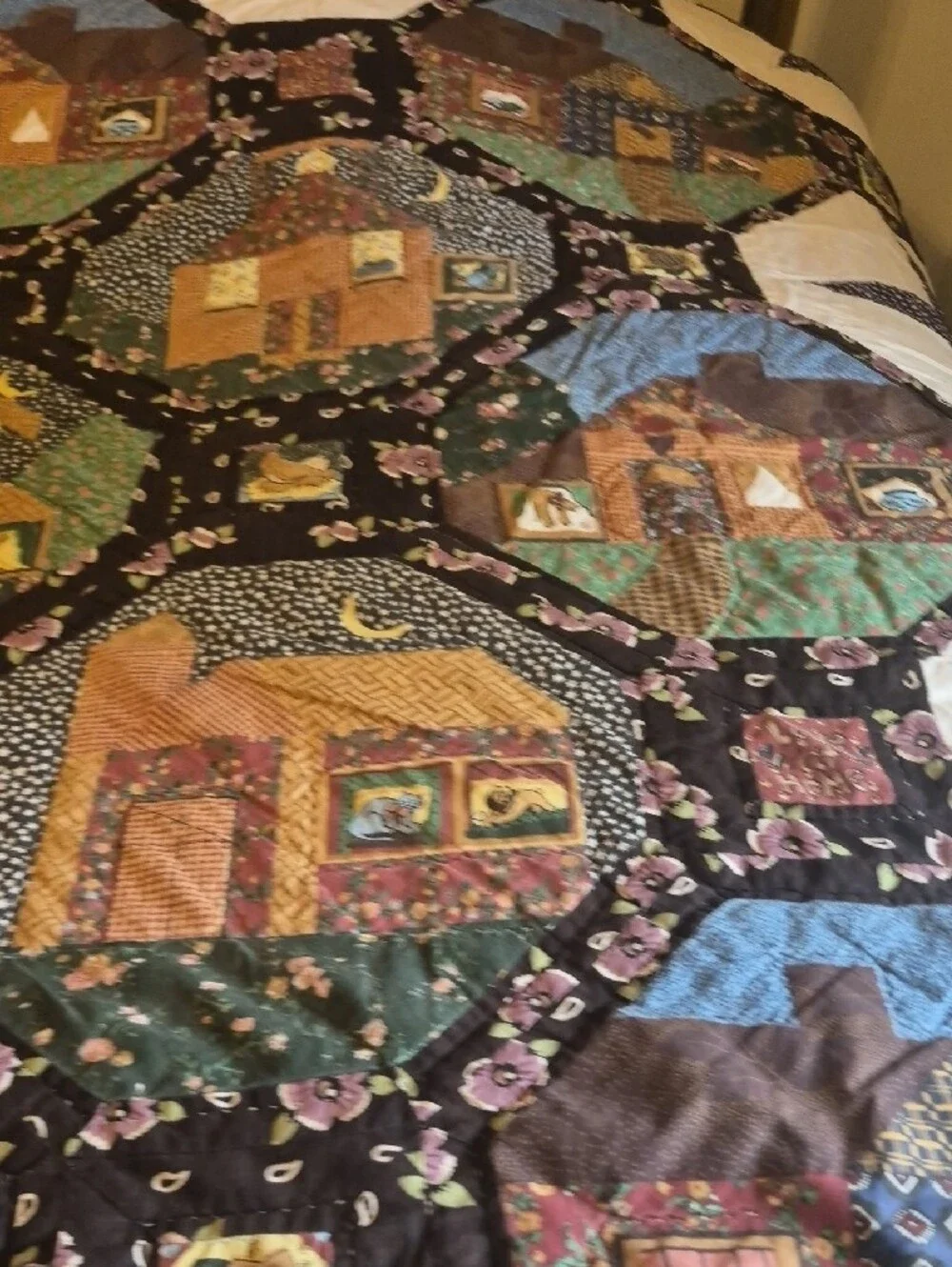 jcpenney Multicolor Patchwork Cottage Quilt with Stars
